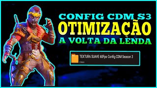 CONFIG CDM S3! MÉTODO SIMPLES DE OTIMIZAR O CALL OF DUTY MOBILE EM CELULARES BÁSICOS NEW UPDATE