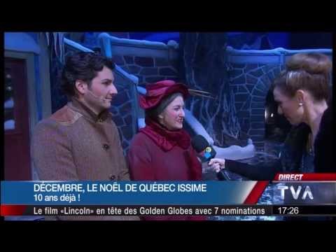 TVA Nouvelles - Entrevue avec Marc-André Fortin et Natalie Byrns pour le spectacle, Décembre. HD