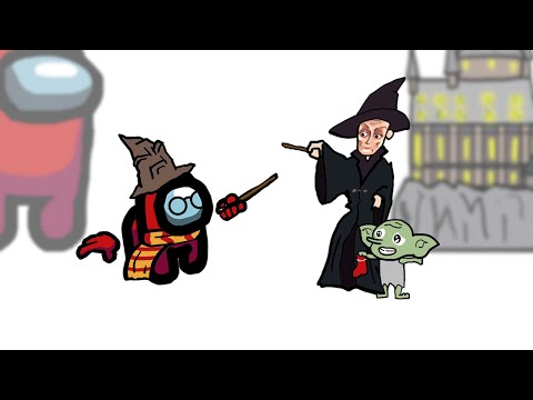 Mini Crewmate Kills 10 Harry Potter Characters | Among Us