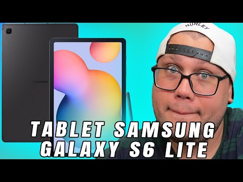 Tablet Samsung Galaxy S6 Lite 64GB Wi Fi 4G Tela 10 4" Android Octa Core   Cinza