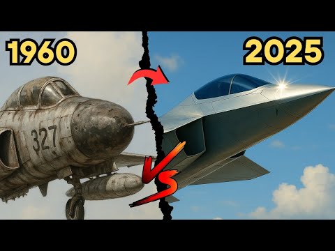 1960 vs 2025 | All USA Fighter Jets Evolution