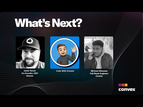 What's next with Code With Antonio & Convex