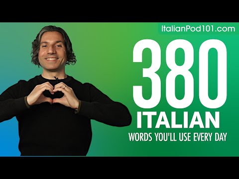 380 Italian Words You'll Use Every Day - Basic Vocabulary #78