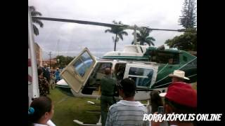 preview picture of video 'BORRAZÓPOLIS ONLINE - Helicóptero do Graer retorna à Borrazópolis'