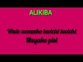 Abdukiba Vanillah Alikiba RAFIKI Official Lyrics Video