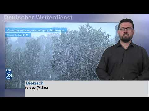 06.06.2021 Unwetterinformation - Deutscher Wetterdienst (DWD)