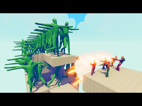 RUSSIAN ARMY SOLDIERS vs 100x UNITS - Totally Accurate Battle Simulator tabs