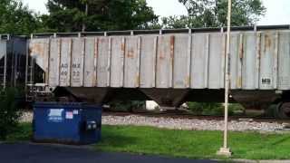 preview picture of video 'Norfolk Southern Grain Train Sylvania, Ohio'