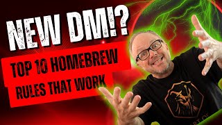 Top 10 Homebrew Rules Every Dungeon Master Should Try (& Players Love): Art of Character Ep20