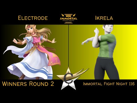 Immortal Fight Night 116 Winners Round 2 - Electrode (Zelda) vs Ikrela (Wii Fit Trainer) Smash Ultim