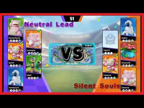 Silent Souls vs Neutral Lead (Pokemon Unite)