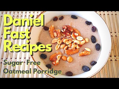 QUICK AND EASY OATMEAL PORRIDGE | DANIEL FAST RECIPES | NO SUGAR ADDED #shorts