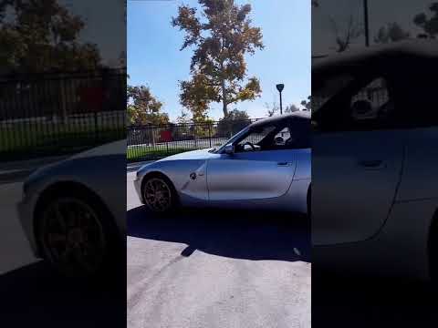 Thumbnail for BMW Z4 E85 Roadster Convertible Walkaround silver with black top / bronze wheels by BMW Z4 (E85)