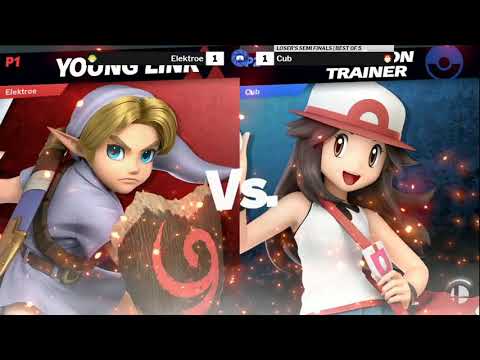 TJ 40 SSBU Loser's Semi Final - Elektroe (Young Link) vs Cub (Pokemon Trainer)