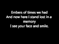 Adieu (with lyrics) 