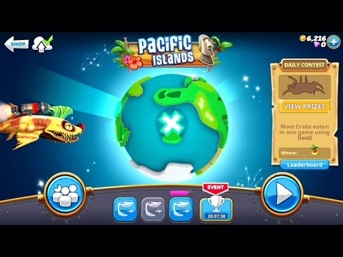 Heidi Shark Event (Eat most Crabs in Pacific Ocean) live event - Hungry Shark World