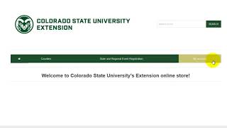 CSU Extension e-Store: Basics