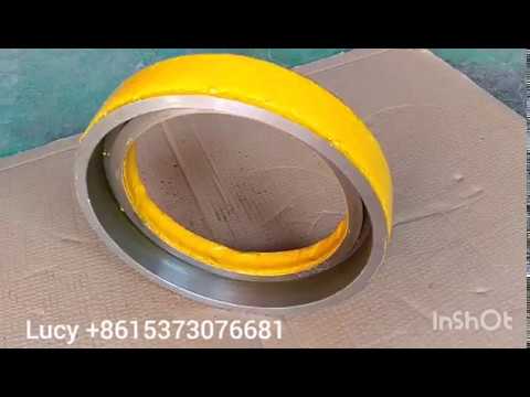Steel concrete pump intermediate ring
