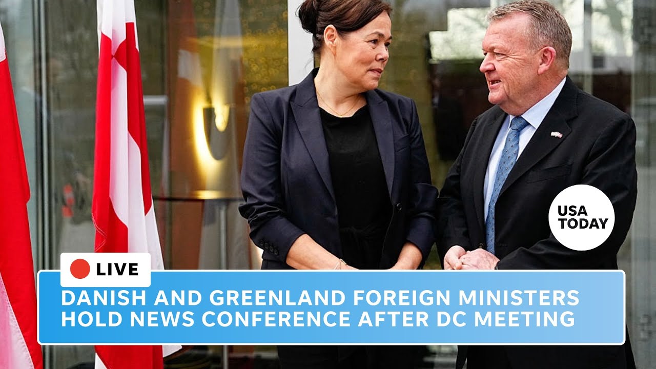 Greenland and Denmark foreign ministers hold news conference after meeting Vance and Rubio
