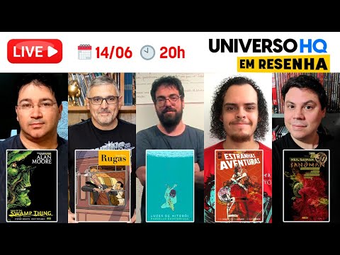 Sandman, Monstro do Pântano, Rugas, Luzes de Niterói e Estranhas Aventuras - UNIVERSO HQ ENTREVISTA