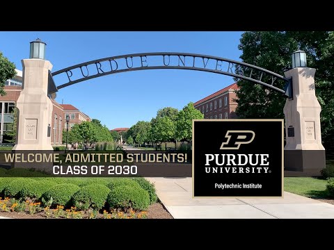 Admitted Students Purdue