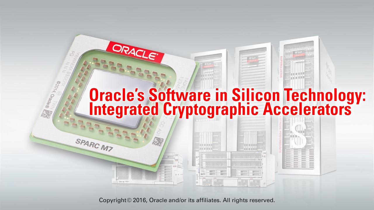 Oracle’s Software in Silicon Technology: Integrated Cryptographic Accelerators