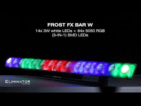 Eliminator Frost FX Bar W 1-Meter 3.28ft DMX LED DJ Linear Wash Fixture image 12