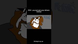 Driving in my car right after a beer