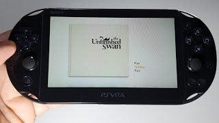 The Unfinished Swan | PS Vita Slim handheld gameplay