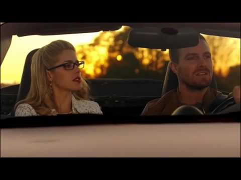 Arrow 3x23 Oliver & felicity road trip final scene "i'm Happy"