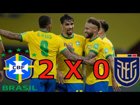 BRASIL 2 X 0 EQUADOR | JOGO COMPLETO | GLOBO HD 04/06/2021