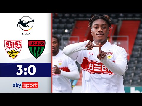 Diehl ebnet Weg für Stuttgarter Sieg! | VfB Stuttgart II - 1. FC Schweinfurt | Highlights - 3. Liga