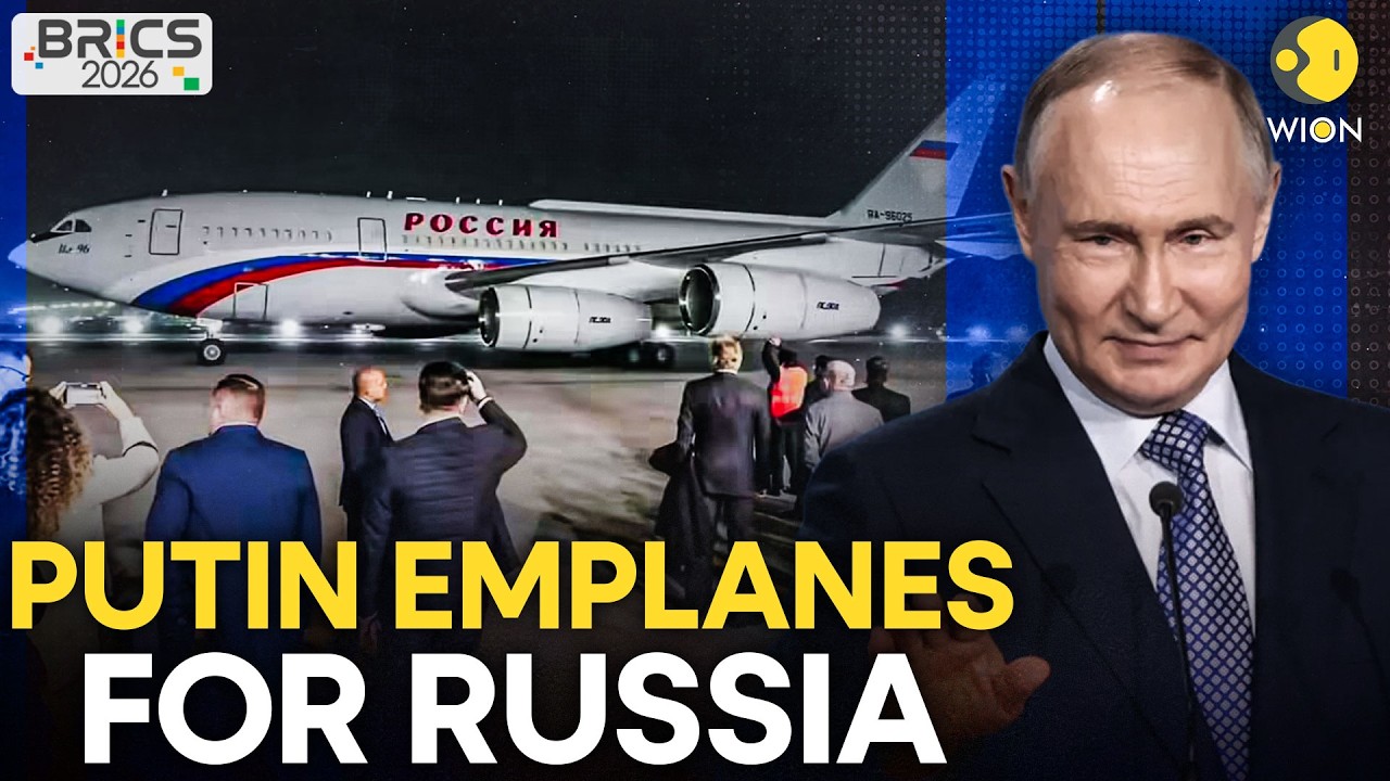 LIVE: Russian President Putin Departs India After Historic BRICS Summit I WION Live