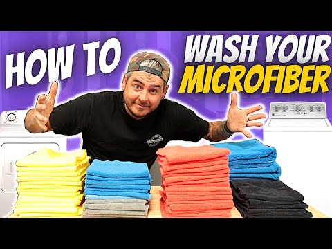 Best way to WASH MICROFIBER TOWELS | Microfiber Towels for Car
