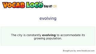 Video thumbnail for evolving