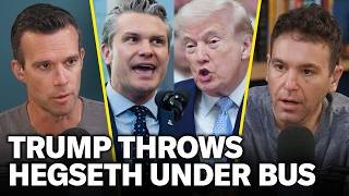 Trump TURNS on Hegseth in BIZARRE Press Conference 