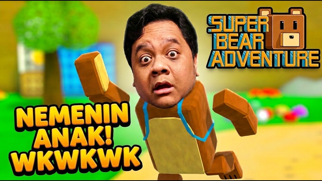 Nemenin Anak Main Super Bear Adventure