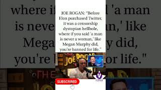 Joe Rogan: Twitter pre-Musk was a censorship hellhole. #JoeRogan #ElonMusk #Twitter #FreeSpeech