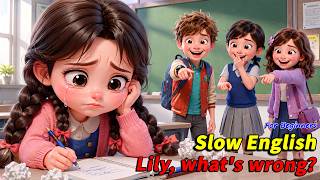 😢 What Happened to Lily at School? Everyone Turned Against Her! | Slow English Listening Story (A2)