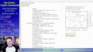 Variety Cryptic Crossword: Theme and Variations