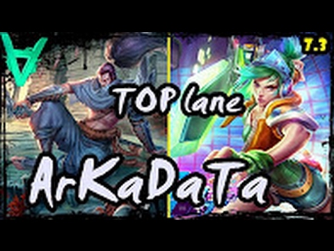 ArKaDaTa | Yasuo Top vs Riven | Patch 7.3 Gameplay