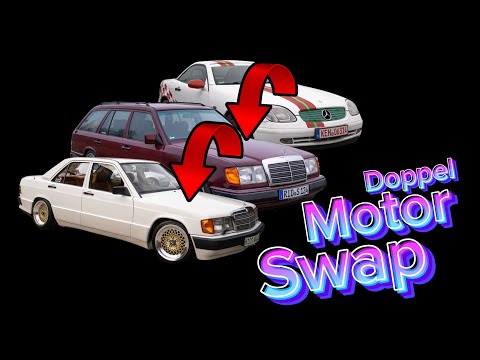Huber`s Garage - Doppel Motor Swap  Part 1 - M111 Kompressor im 124 T-Modell