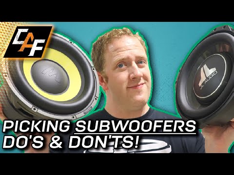 DO's & DON'Ts - Picking a Subwoofer for YOUR vehicle!