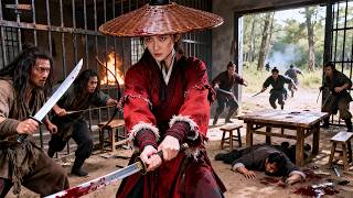 女孩獨闖敵營救人，竟遭百人圍剿，殊不知她是功夫高手無人能敵！#chinese television dramas #逆袭 #爽剧 #古装 #武侠 #现代 #动作 #爽文