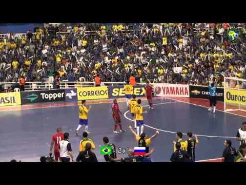 48 - Brasil 2 x 1 Rússia  - Final -  VII Grand Prix de Futsal - Manaus(AM)
