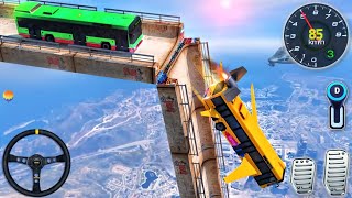 Vertical Impossible Bus Mega Ramp - Bus Stunt Tracks Racing 3D - Android GamePlay