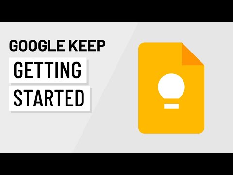 Google Keep Getting Started