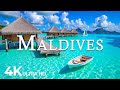 FLYING OVER MALDIVES 4K UHD Soothing Music Along With Beautiful Nature Video 4K Video UHD 9