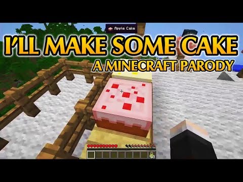 Crazy Minecraft Parody! Watch Me Bake Cake!