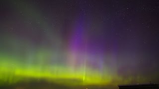 preview picture of video 'Aurora borealis timelapse | March 18, 2015'